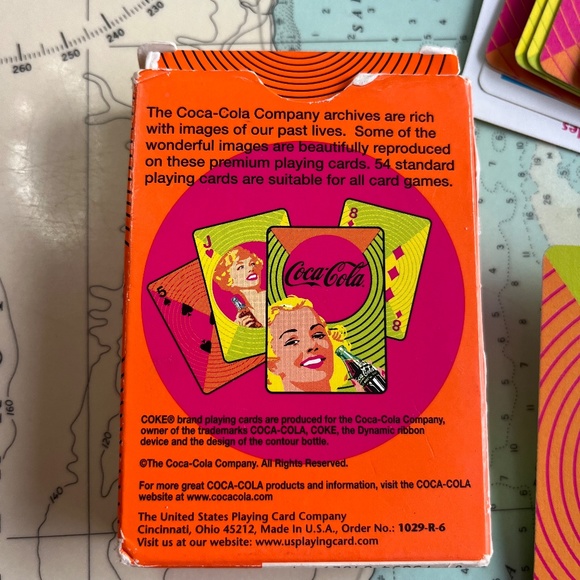 Vintage 2004 Coca-Cola Collectible Marilyn Monroe Playing Cards - Picture 3 of 3